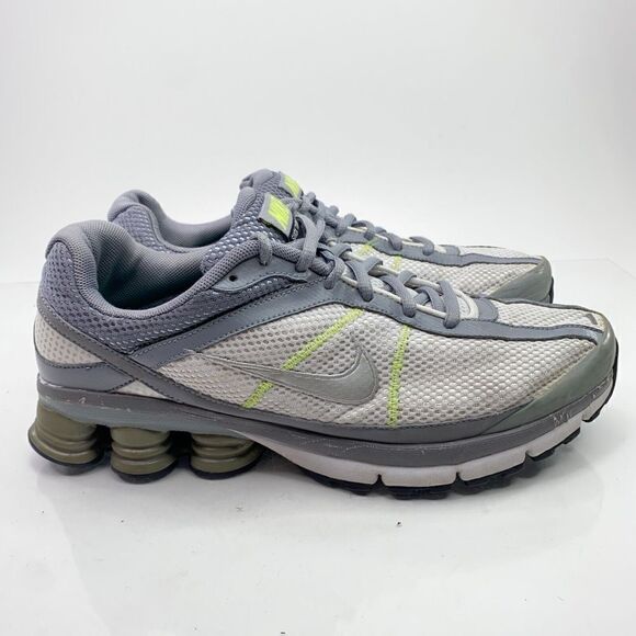 Nike Shox Turmoil 2 Women’s Size 10 Grey White Athletic Running Shoes 389568-100 - Picture 5 of 10